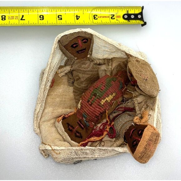 Chancay Pre-Columbian Textile Doll Antique Birth Scene New Mom Strong Fem Power - Picture 11 of 16